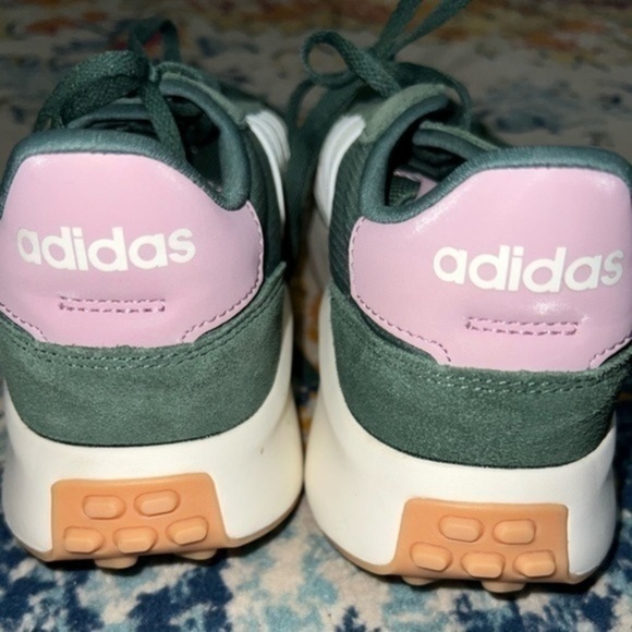 New Adidas Run 70's Green With Pink